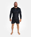 Progress Rashguard Męski Długi Rękaw Academy Czarny