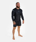 Progress Rashguard Męski Długi Rękaw Academy Czarny