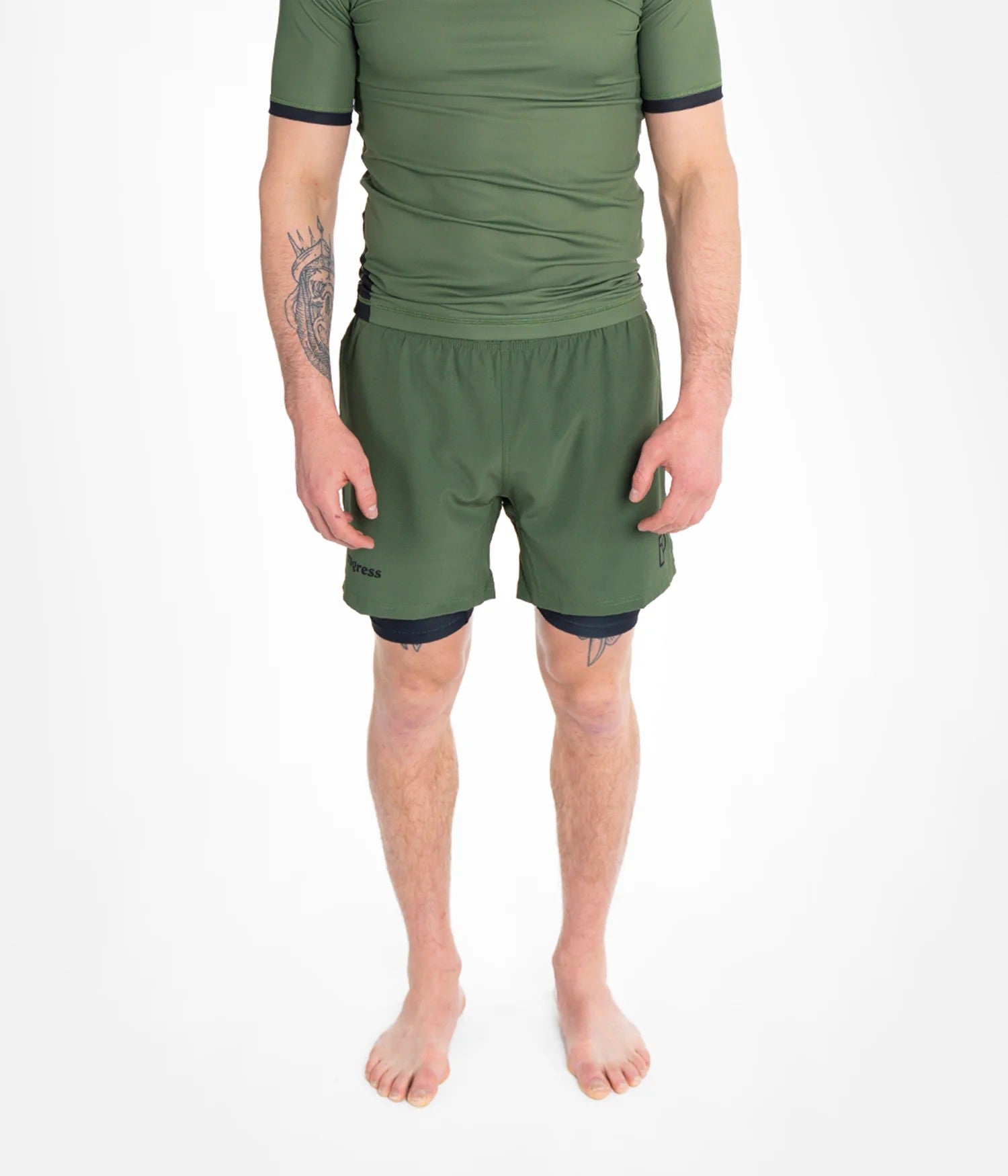 Progress Spodenki Academy+Hybrid Khaki
