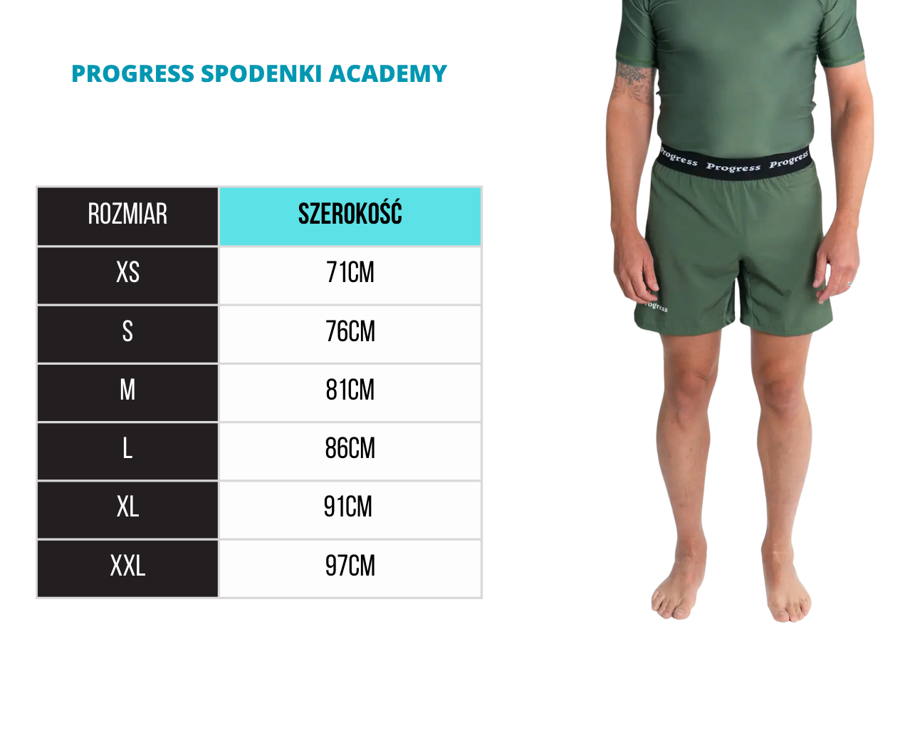 Progress Spodenki Academy Czarne