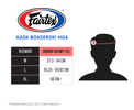 Fairtex Kask Bokserski HG4 z Ochroną Nosa Czarny