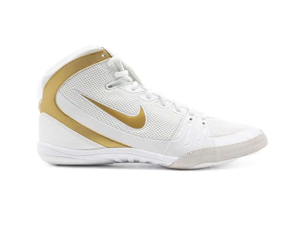 Nike Buty Zapaśnicze Freek Białe/Złote