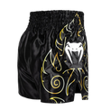 Venum Spodenki Muay Thai VTC Flames Czarne/Złote