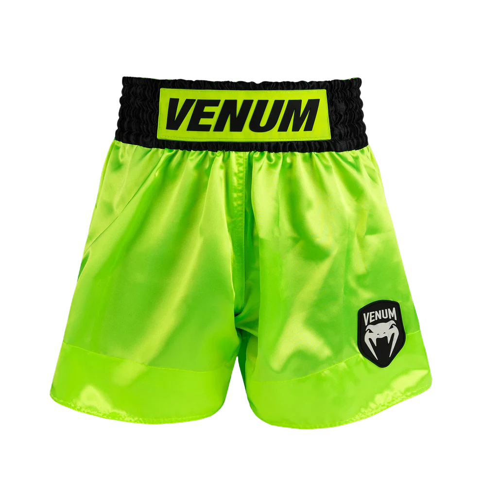 Venum Spodenki Muay Thai Classic Evo Neon Żółte/Czarne