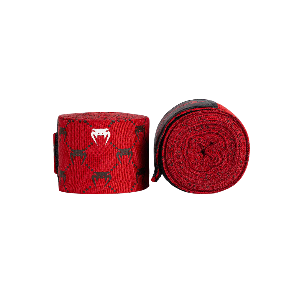 Venum Owijki Bokserskie Monogram Czerwone 4m