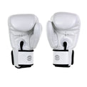 Fairtex Rękawice Bokserskie ze skóry naturalnej BGV19 Białe