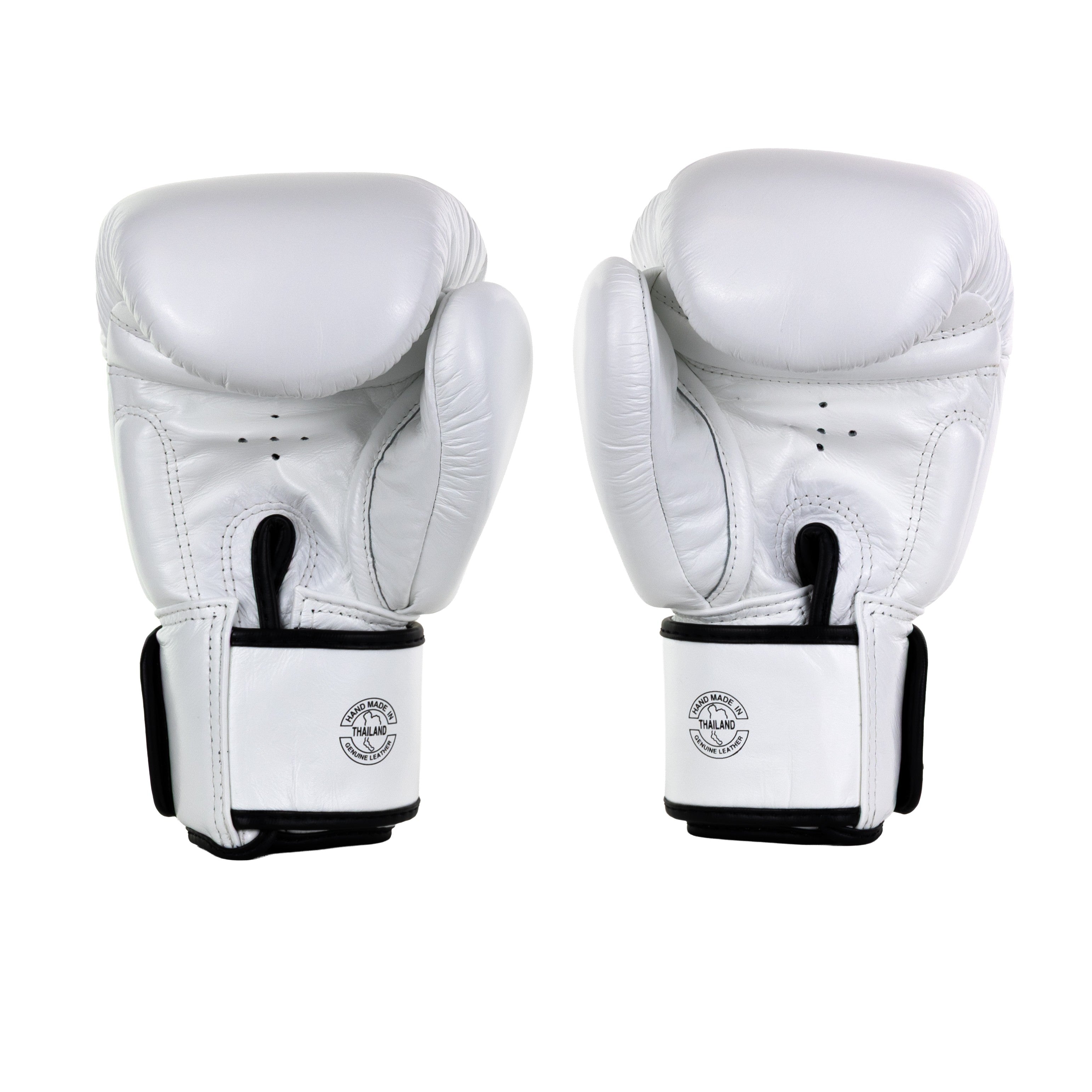 Fairtex Rękawice Bokserskie ze skóry naturalnej BGV19 Białe