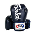 Fairtex Rękawice Bokserskie ze skóry naturalnej BGV19 Granatowe