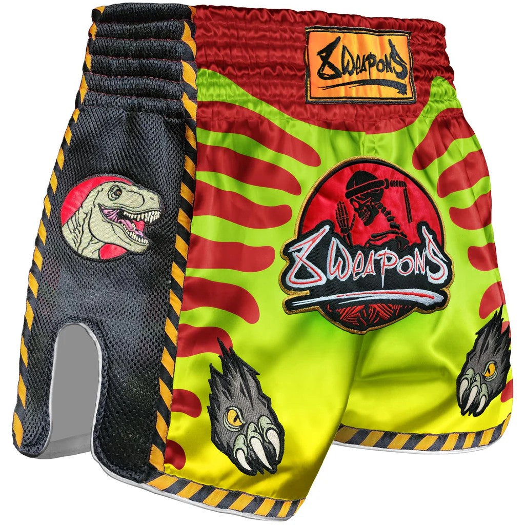 8 Weapons Spodenki Muay Thai Jurassic