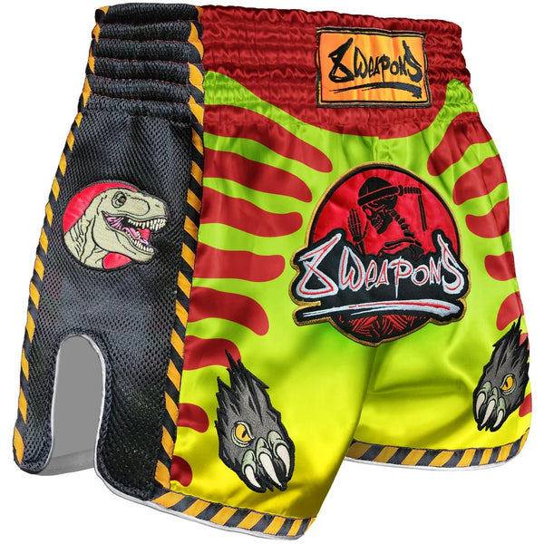 8 Weapons Spodenki Muay Thai Jurassic