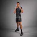 Venum Rashguard Męski Adrenaline Krótki Rękaw Czarny/Srebrny