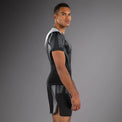 Venum Rashguard Męski Adrenaline Krótki Rękaw Czarny/Srebrny