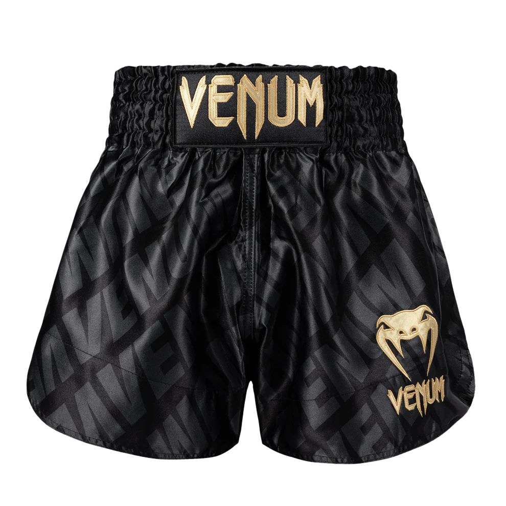 Venum Spodenki Muay Thai Contender XT Czarne/Złote