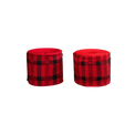 Venum Bandaże bokserskie Tartan Czerwone 4m