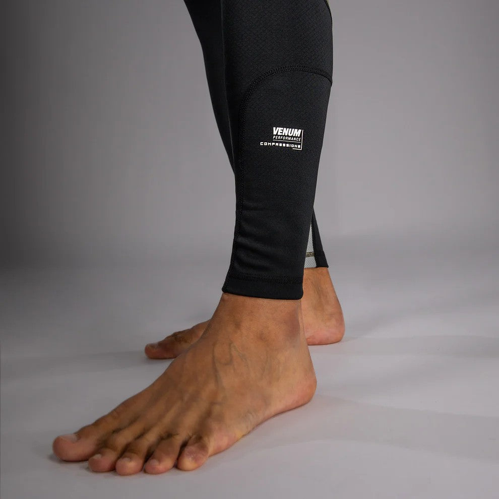 Venum Legginsy Męskie Adrenaline Czarne/Srebrne