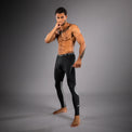 Venum Legginsy Męskie Adrenaline Czarne/Srebrne