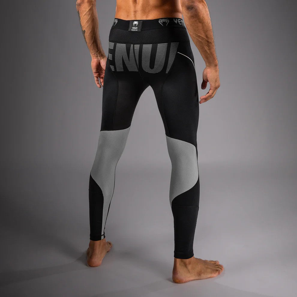 Venum Legginsy Męskie Adrenaline Czarne/Srebrne