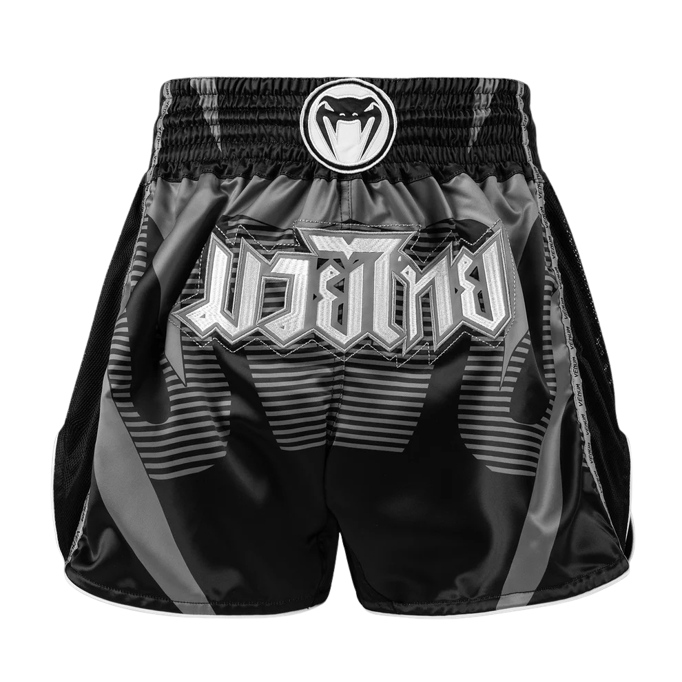 Venum Spodenki Muay Thai Adrenaline Czarne/Srebrne
