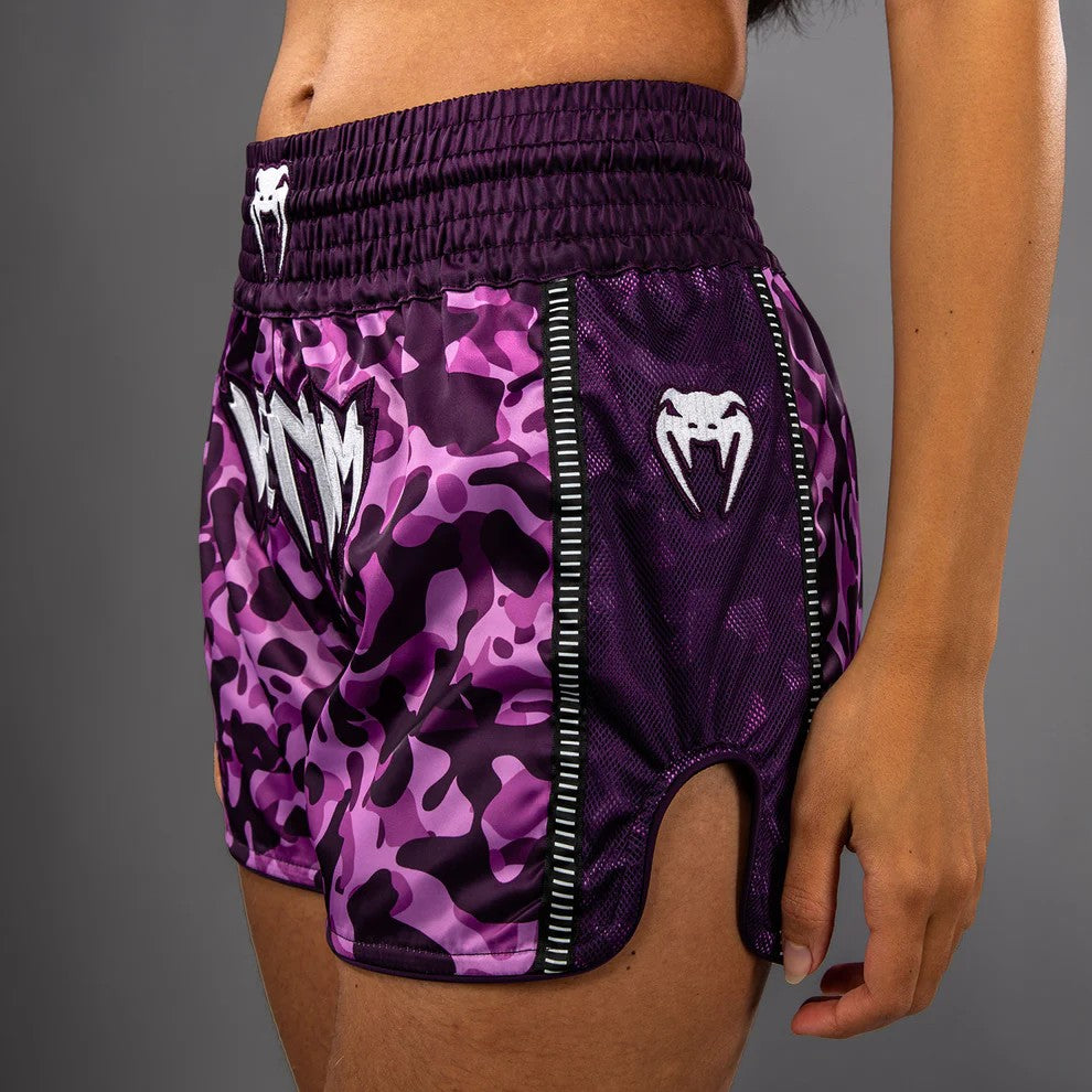 Venum Spodenki Muay Thai Iris Śliwkowe/Różowe