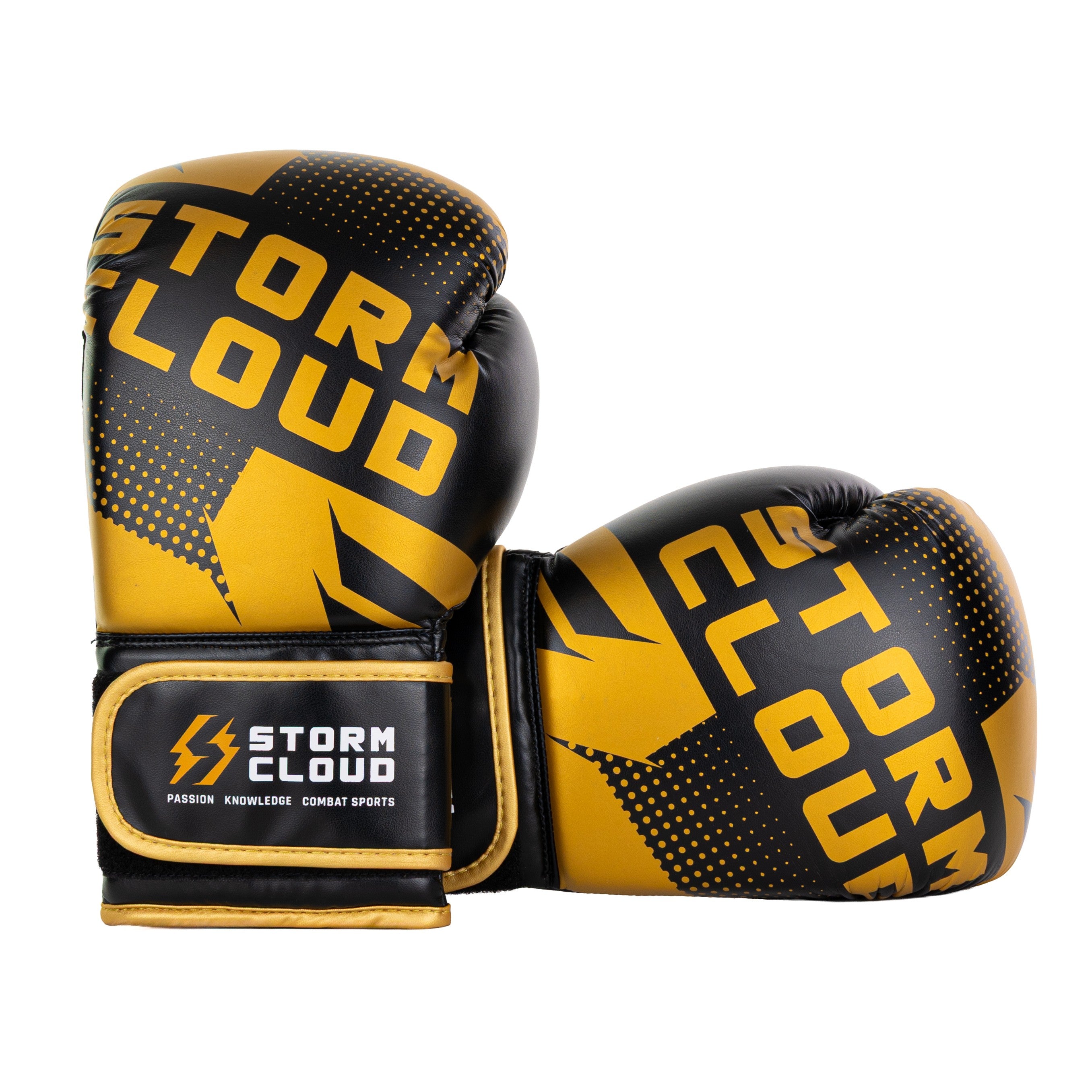 StormCloud Rękawice Bokserskie dla Dzieci Bolt 3.0 Czarne/Złote 6oz