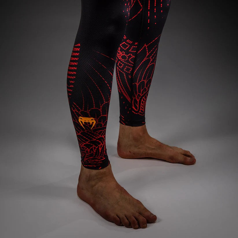 Venum Legginsy Męskie Quetzal Fury Czarne/Czerwone