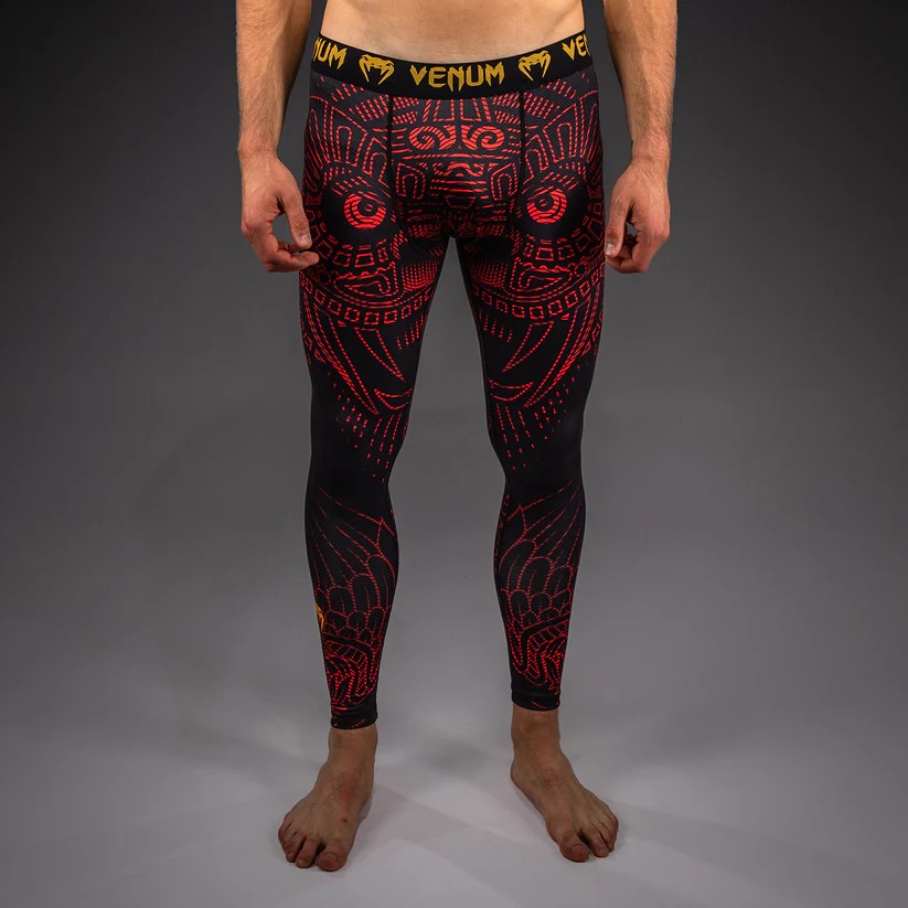 Venum Legginsy Męskie Quetzal Fury Czarne/Czerwone