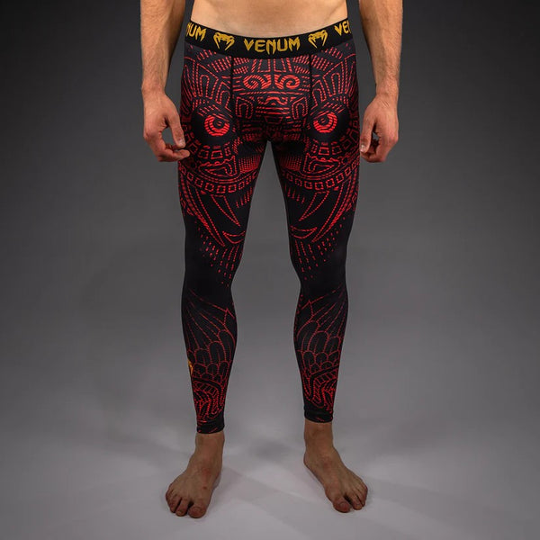 Venum Legginsy Męskie Quetzal Fury Czarne/Czerwone