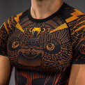 Venum Rashguard Męski Krótki Rękaw Quetzal Fury Czarny/Czerwony