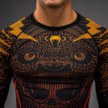 Venum Rashguard Męski Długi Rękaw Quetzal Fury Czarny/Czerwony