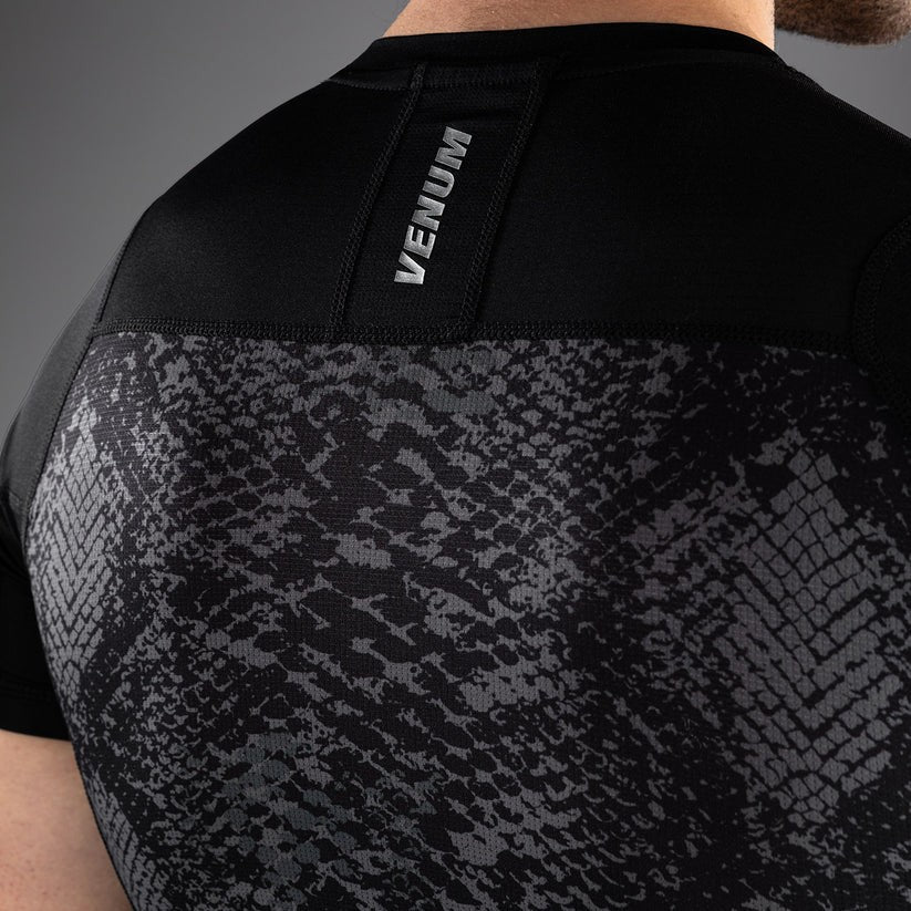 Venum Rashguard Męski Krótki Rękaw G-Fit Scales Czarny