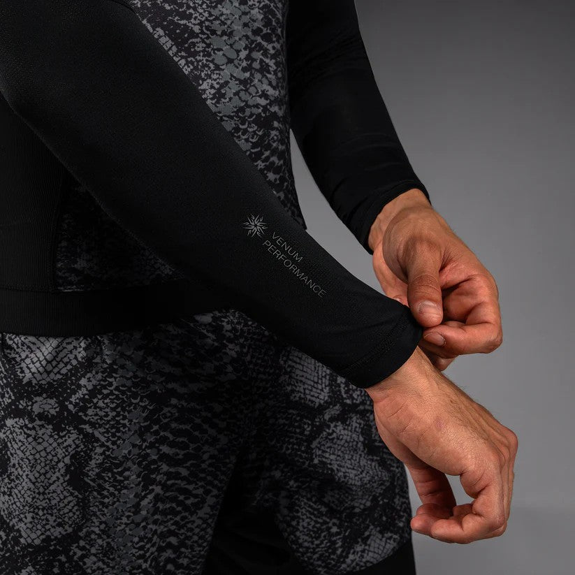 Venum Rashguard Męski Długi Rękaw G-Fit Scales Czarny