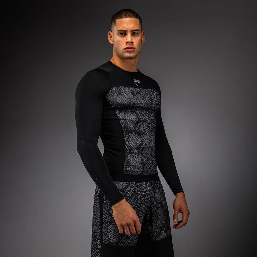Venum Rashguard Męski Długi Rękaw G-Fit Scales Czarny