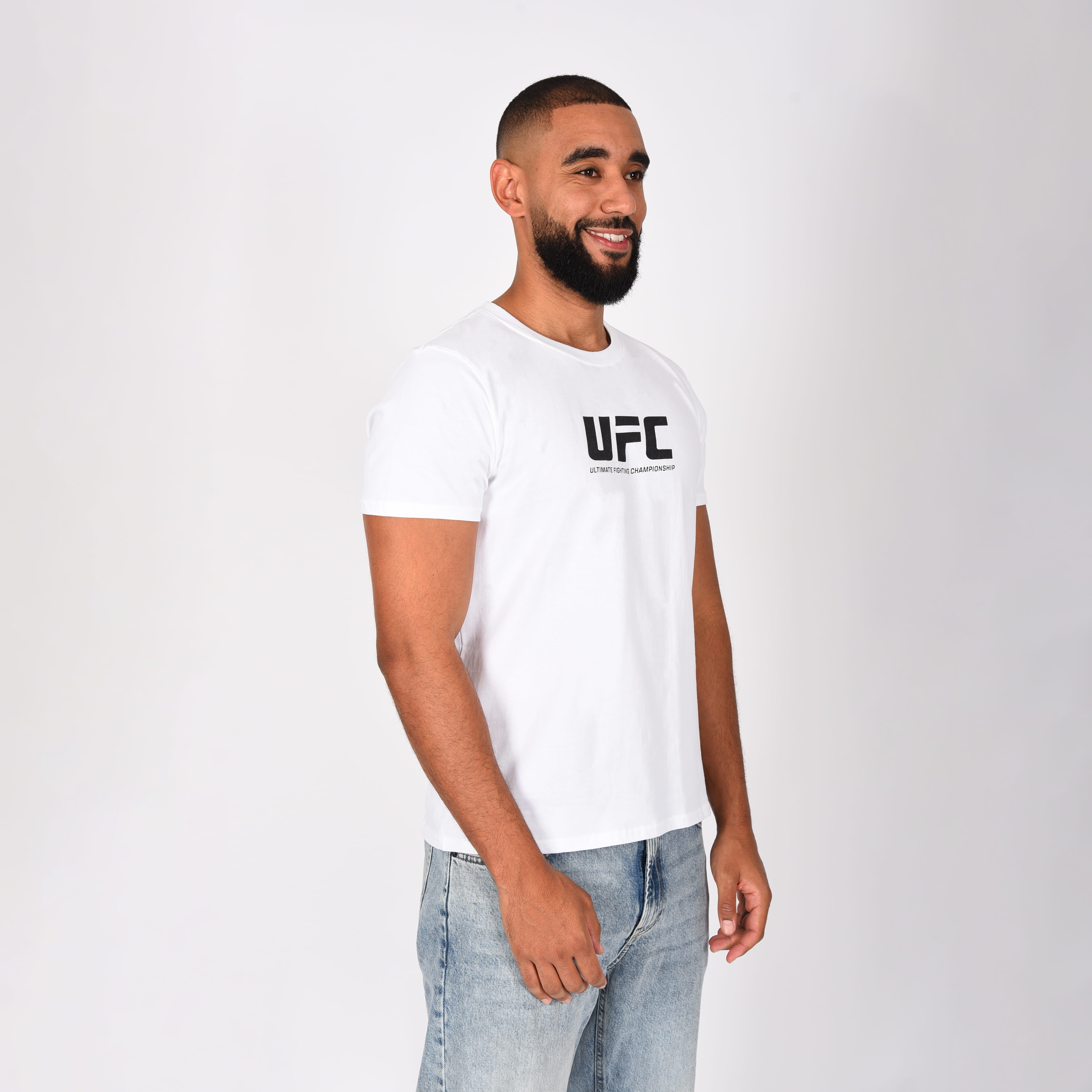 UFC Koszulka Logo Biała