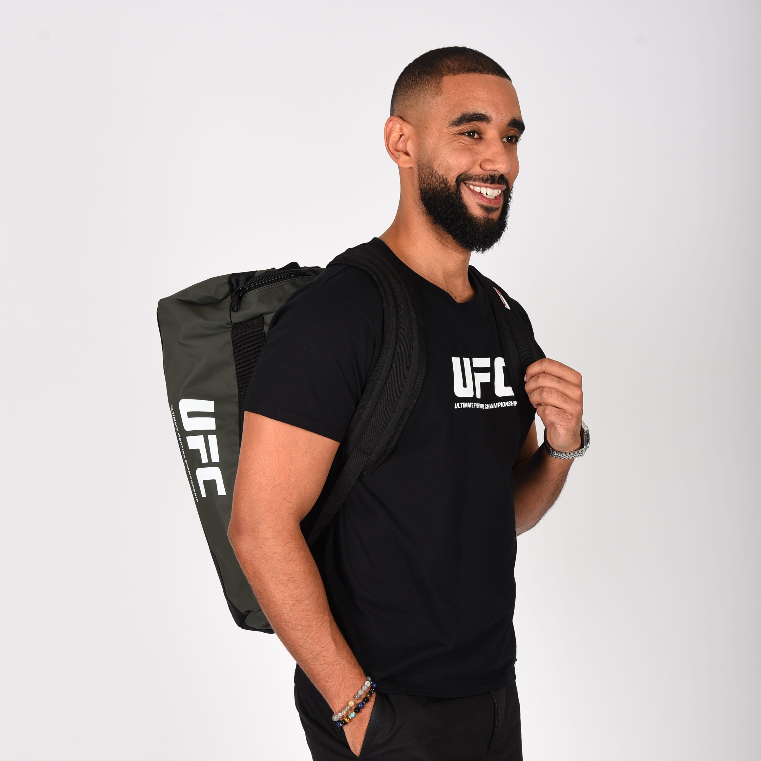 UFC Torba Sportowa LOGO Khaki/Black