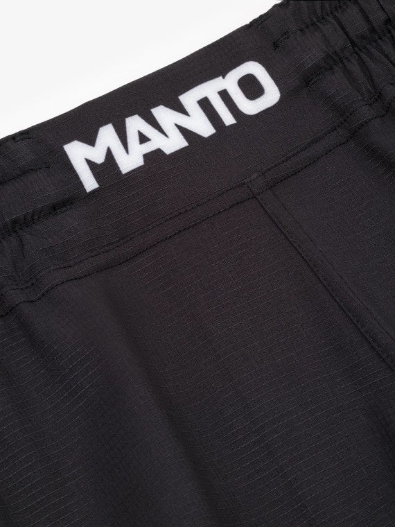 MANTO Spodenki Sportowe LOGO DUAL Czarne