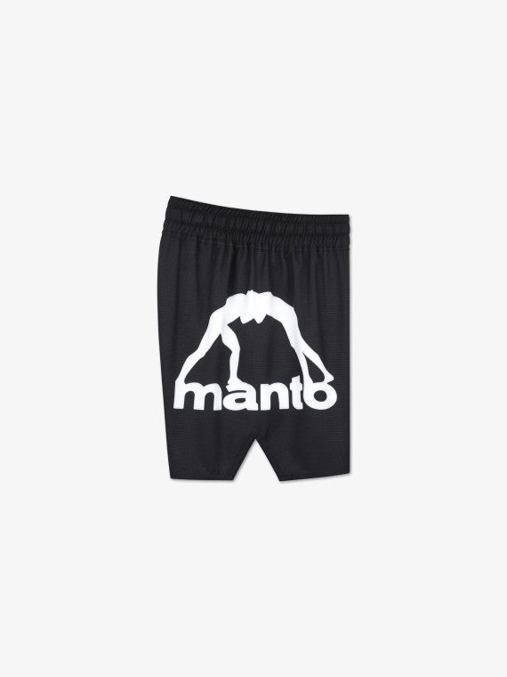 MANTO Spodenki Sportowe LOGO DUAL Czarne