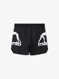 MANTO Spodenki Sportowe LOGO DUAL Czarne