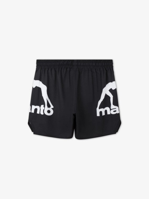 MANTO Spodenki Sportowe LOGO DUAL Czarne