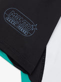 MANTO Rashguard Męski Krótki Rękaw DOVE Biały/Czarny