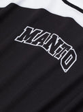 MANTO Rashguard Męski Krótki Rękaw RANKED Biały/Czarny