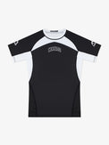 MANTO Rashguard Męski Krótki Rękaw RANKED Biały/Czarny