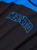 MANTO Rashguard Męski Krótki Rękaw RANKED Niebieski