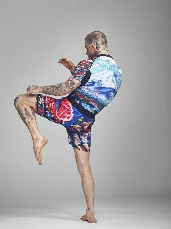 MANTO Rashguard Męski Krótki Rękaw IVO