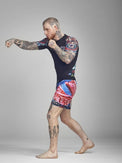 MANTO Rashguard Męski Krótki Rękaw IVO