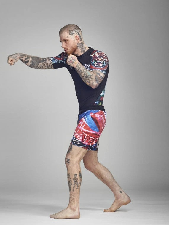 MANTO Rashguard Męski Krótki Rękaw IVO