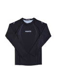 MANTO Rashguard Męski Długi Rękaw FLOW Czarny