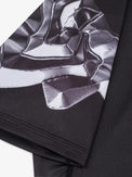 MANTO Rashguard Męski Krótki Rękaw METAL Czarny