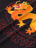 MANTO Rashguard Męski Krótki Rękaw WARSAW TO TOKYO Czarny