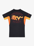 MANTO Rashguard Męski Krótki Rękaw WARSAW TO TOKYO Czarny