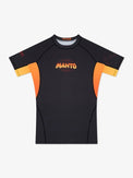 MANTO Rashguard Męski Krótki Rękaw WARSAW TO TOKYO Czarny